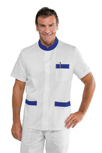 Carica l'immagine nel visualizzatore di Gallery, Casacca Corfu Bianca e blu cina