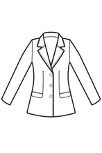 Carica l'immagine nel visualizzatore di Gallery, Disegno giacca Donna Atlanta front