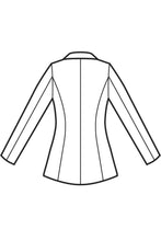 Carica l'immagine nel visualizzatore di Gallery, Giacca liberty disegno rear