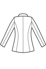 Carica l'immagine nel visualizzatore di Gallery, Giacca Donna Portland disegno rear