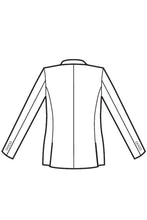 Carica l'immagine nel visualizzatore di Gallery, Giacca Riad disegno rear