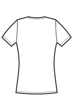 Carica l'immagine nel visualizzatore di Gallery, Maglietta stretch isacco disegno rear