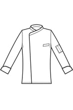 Carica l'immagine nel visualizzatore di Gallery, Giacca cuoco Pretoria disegno front