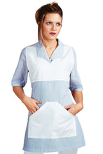 Carica l&#39;immagine nel visualizzatore di Gallery, Poncho a v riga azzurra 010102
