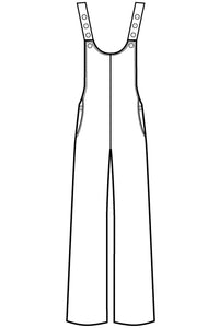 Salopette Super Stretch disegno front