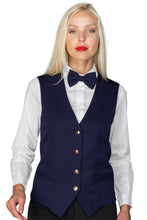 Carica l&#39;immagine nel visualizzatore di Gallery, Gilet unisex Blu 033002

