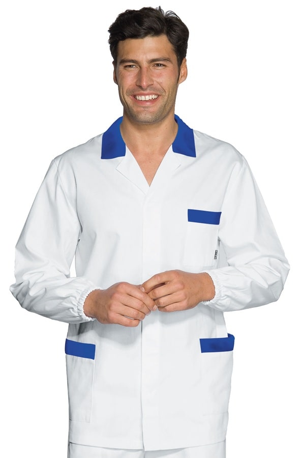 Casacca Peter Bianca Blu Cina 036106