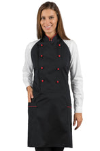 Carica l&#39;immagine nel visualizzatore di Gallery, Grembiule Assuan nero e rosso 037307
