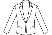 Carica l&#39;immagine nel visualizzatore di Gallery, Spencer unisex foderato disegno front
