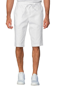 Pantaloncino Slim Zip Cotone