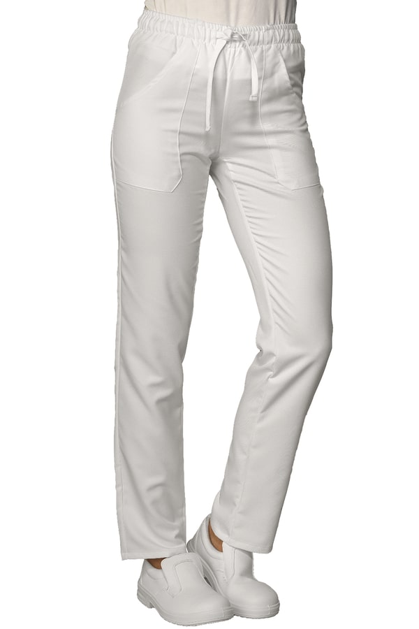 Pantalone con elastico in cotone 044000