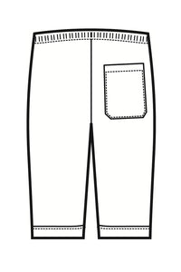 Pantalaccio short disegno rear