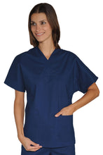 Carica l&#39;immagine nel visualizzatore di Gallery, Casacca collo a V Blu 045402
