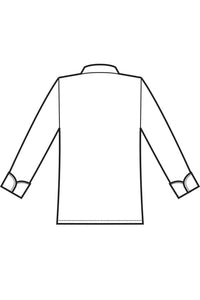 Giacca cuoco isacco enrica disegno rear