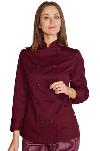 Giacca Lady chef bordeaux 057503