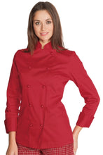 Carica l&#39;immagine nel visualizzatore di Gallery, Giacca lady chef rossa 057507
