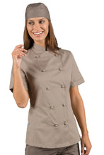 Carica l&#39;immagine nel visualizzatore di Gallery, Giacca Lady Chef Tortora 057535M
