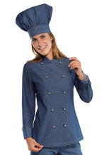 Carica l&#39;immagine nel visualizzatore di Gallery, Giacca cuoca Lady Jeans 057577
