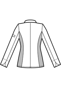 Giacca cuoca Boston disegno rear