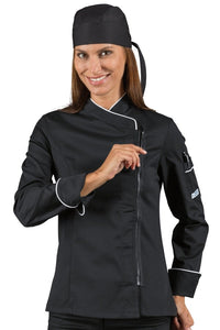 Giacca Lady Zip nera 057712Z