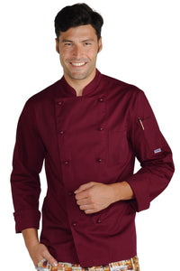 Giacca cuoco classica Bordeaux 058003