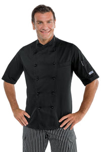 Giacca Panama slim nera 058201M