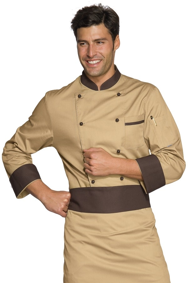 Giacca classica biscotto e moro 059215