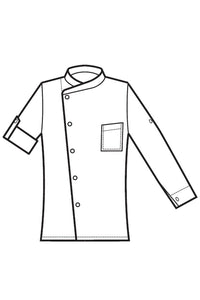 Giacca cuoco manhattan disegno front