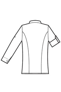Giacca cuoco manhattan disegno rear