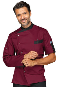 Giacca da cuoco manhattan bordeaux 059703
