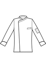 Carica l&#39;immagine nel visualizzatore di Gallery, Giacca da chef Suzuka disegno front
