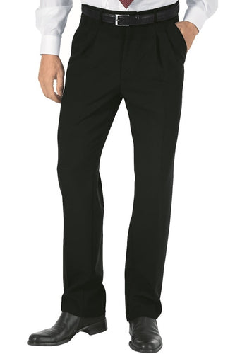 Pantaloni con pinces neri 063000