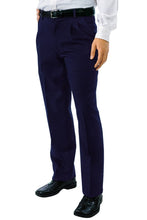 Carica l&#39;immagine nel visualizzatore di Gallery, Pantaloni con pinces blu 063001

