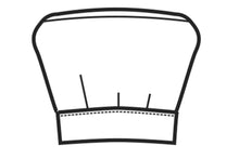 Carica l&#39;immagine nel visualizzatore di Gallery, Cappello cuoco disegno front
