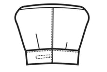 Carica l&#39;immagine nel visualizzatore di Gallery, Cappello cuoco disegno rear

