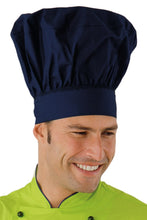Carica l&#39;immagine nel visualizzatore di Gallery, Cappello cuoco blu 075002
