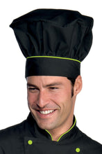 Carica l&#39;immagine nel visualizzatore di Gallery, Cappello cuoco nero+verde 075226
