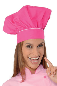 Cappello cuoco fuxia+rosa 075260