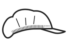 Carica l&#39;immagine nel visualizzatore di Gallery, Cuffia Donna disegno side
