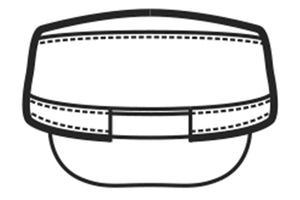 Cappellino Charly disegno back