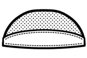 Cuffietta Donna disegno front