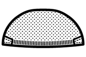 Cuffietta Donna disegno rear