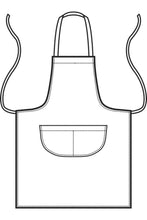 Carica l&#39;immagine nel visualizzatore di Gallery, Grembiule pettorina disegno
