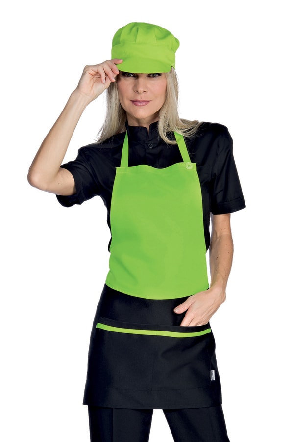 Grembiule Donna Brooklyn nero mela 087626