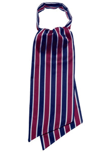 Ascot foulard Donna regimental bordeaaux blu 115320
