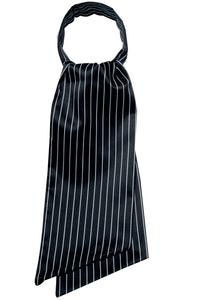 Ascot foulard Donna regimental nero 115321