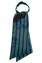 Carica l&#39;immagine nel visualizzatore di Gallery, Ascot foulard Donna regimental verde 115324
