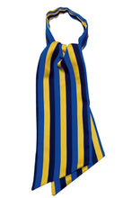 Carica l&#39;immagine nel visualizzatore di Gallery, Ascot foulard Donna regimental blu cina 115328
