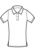 Carica l&#39;immagine nel visualizzatore di Gallery, Polo Donna stretch disegno front
