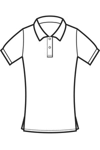 Polo Donna stretch disegno front